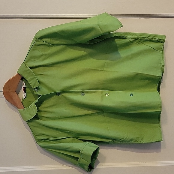 Vintage PermPress Green Top NWOT - Picture 8 of 15